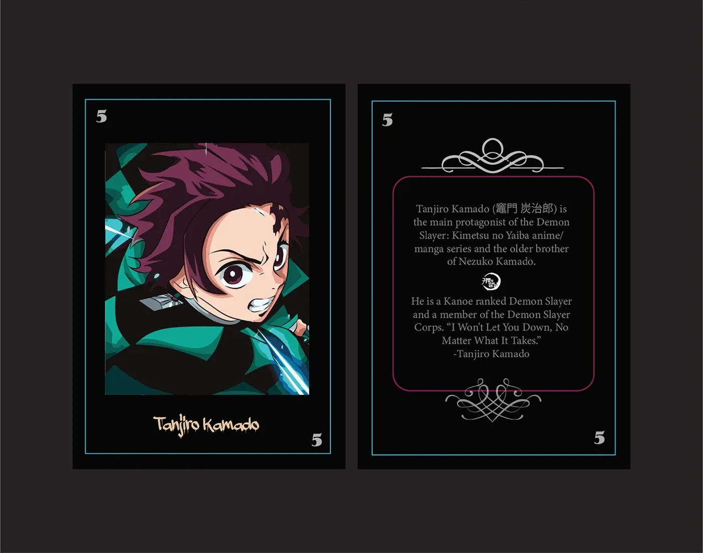 樱花骑士·绫角色卡片设计