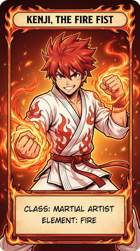 烈焰拳师·健二——同人动漫 | 最新动漫资源相关推荐角色